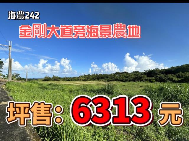 金剛大道旁海景農地